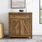 Middlebrook 30-inch Rustic Barn Door Accent Cabinet