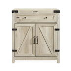 Middlebrook 30-inch Rustic Barn Door Accent Cabinet
