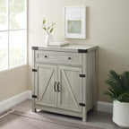 Middlebrook 30-inch Rustic Barn Door Accent Cabinet
