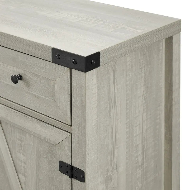 Middlebrook 30-inch Rustic Barn Door Accent Cabinet