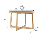 Middlebrook 5 Piece Dining Table Set with Solid Wood Chairs