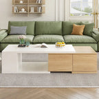 Multi-functional Hidden Storage Coffee Table with 2 Drawers