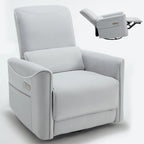 Leatheraire Swivel and Rocker Power Recliner Chair, Heavy Duty Motion Mechanism with USB and Type-C Ports