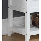 Rouen Seating Bench with Shoe Storage, Espresso