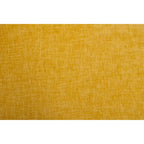 Yellow Chenille Modern 25.6 Swivel Barrel Chair with Metal Ring