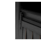 58.03 Fireplace TV Stand with Electric Fireplace and Sliding Barn Doors for TVs Up to 65