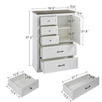 Wood Rustic Bedroom Dresser