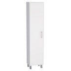 70 Tall Storage Cabinet Broom Closet with Broom Hangers,and Four Shelves
