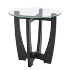 23.5 Inch Round Glass Coffee Table