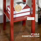 2-Tier Side Table with Drawer,Narrow End Table with Bottom Shelf