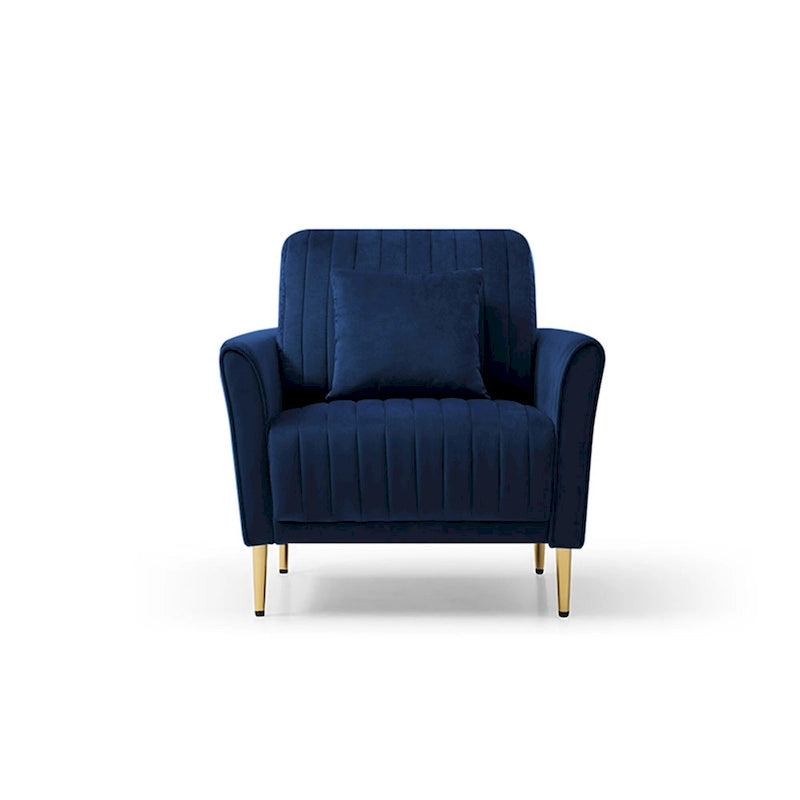 Velvet Accent Chair Living Room Chair Set of 2
