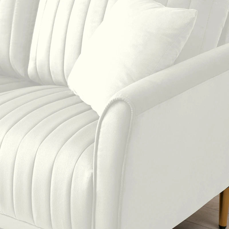 Velvet Accent Chair Living Room Chair Set of 2