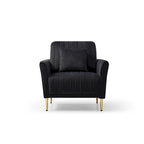 Velvet Accent Chair Living Room Chair Set of 2