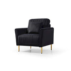 Velvet Accent Chair Living Room Chair Set of 2