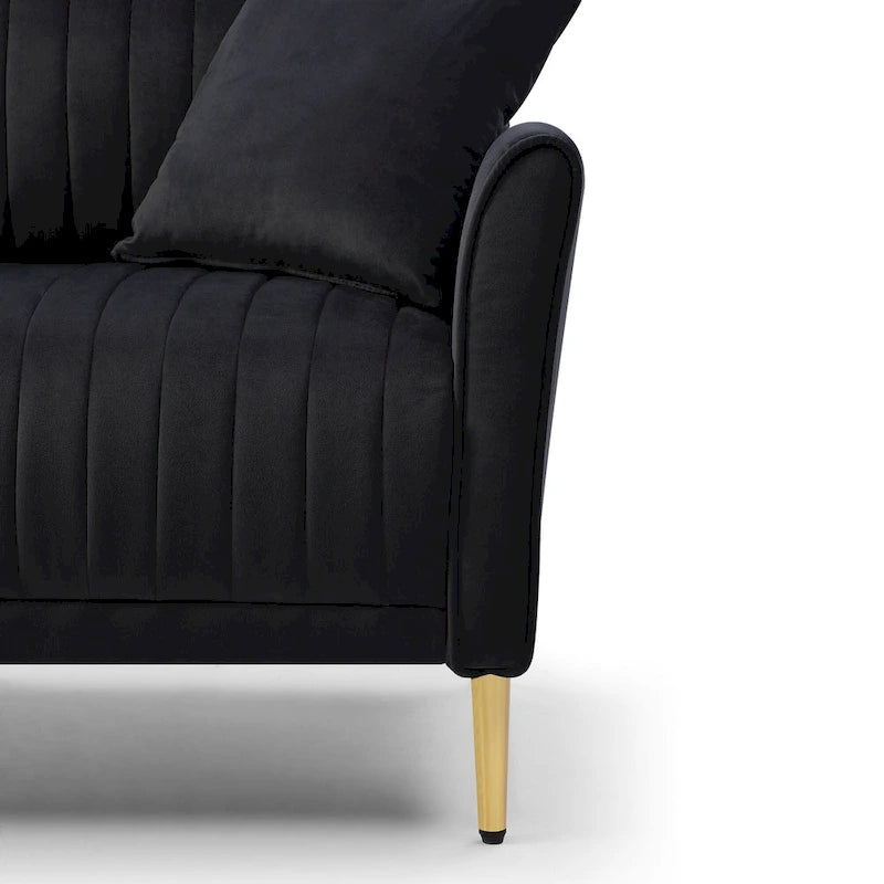 Velvet Accent Chair Living Room Chair Set of 2