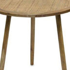 HomeRoots Set of Three 24 Brown Round End Tables - 23.25' X '24' X '23.25