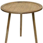 HomeRoots Set of Three 24 Brown Round End Tables - 23.25' X '24' X '23.25