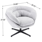Liamer Swivel Club Chair by Christopher Knight Home
