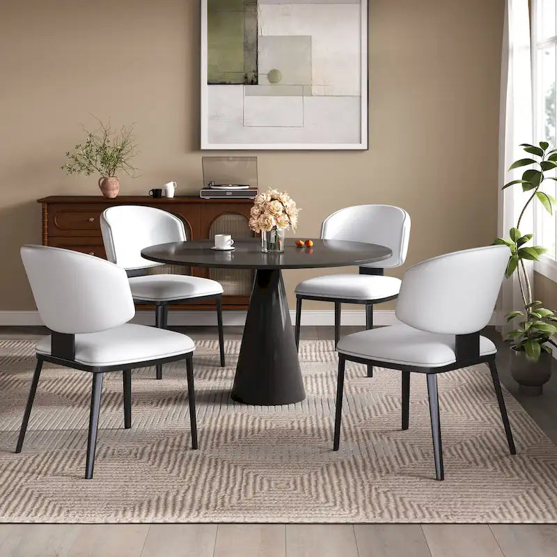 Christopher Knight Home - PU Leather Upholstered Dining Chairs