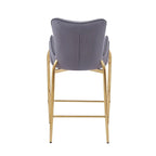Christopher Knight Home - Jasars Modern Upholstered Velvet Counter Stool with Metal Frame