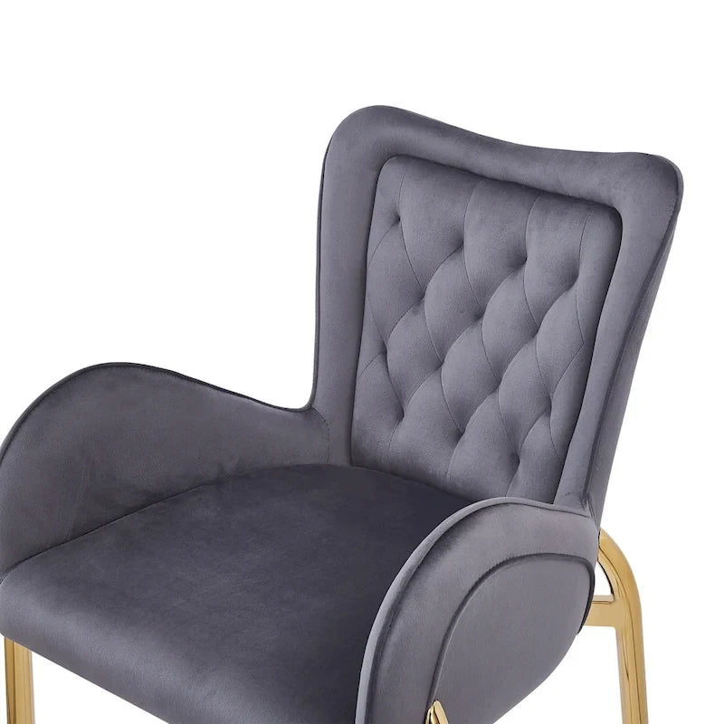 Christopher Knight Home - Jasars Modern Upholstered Velvet Counter Stool with Metal Frame