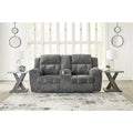 Frohn Double Reclining Loveseat with Console - 80W x 40D x 42H