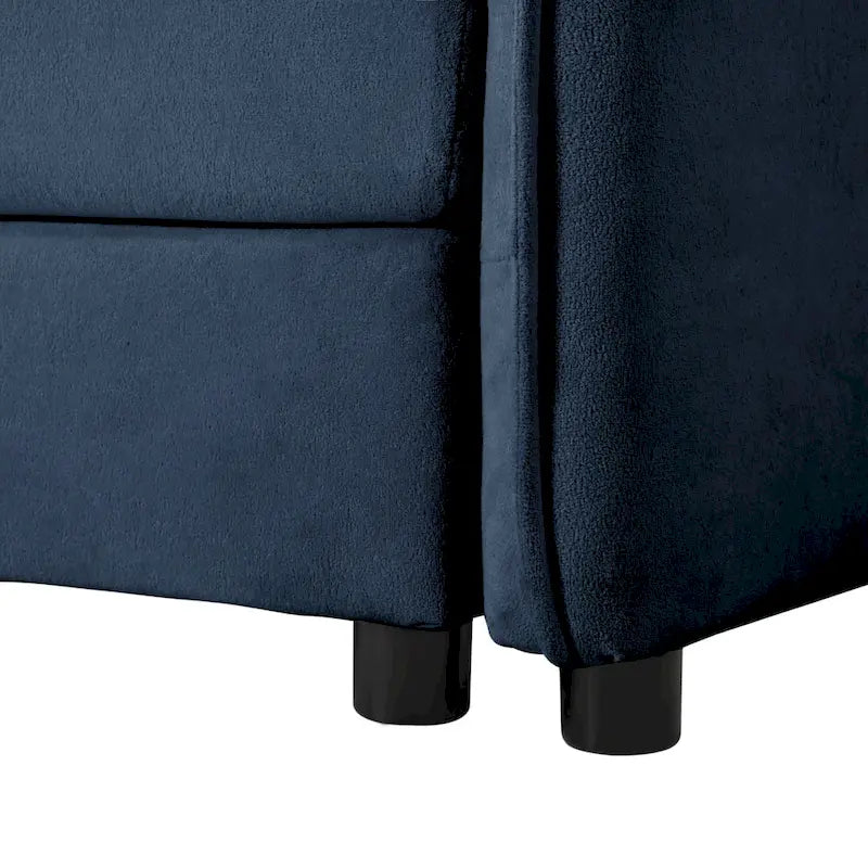 2-Piece 75.59 Chenille Cloud Loveseat Sofa Set with Deep Seat and 4 Pillows