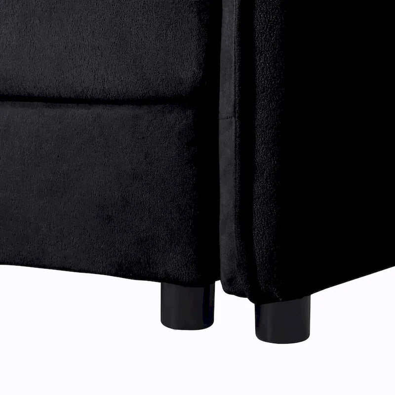 2-Piece 75.59 Chenille Cloud Loveseat Sofa Set with Deep Seat and 4 Pillows