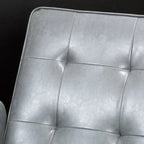 Roomfitters 26.75 Wide Manual Club Recliner with Rolled Arms and Plush Cushioning for Ultimate Comfort, Dark Grey