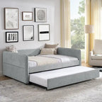 Full Boucle Daybed with Trundle