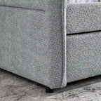 Full Boucle Daybed with Trundle