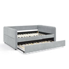 Full Boucle Daybed with Trundle