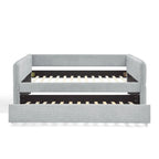 Full Boucle Daybed with Trundle