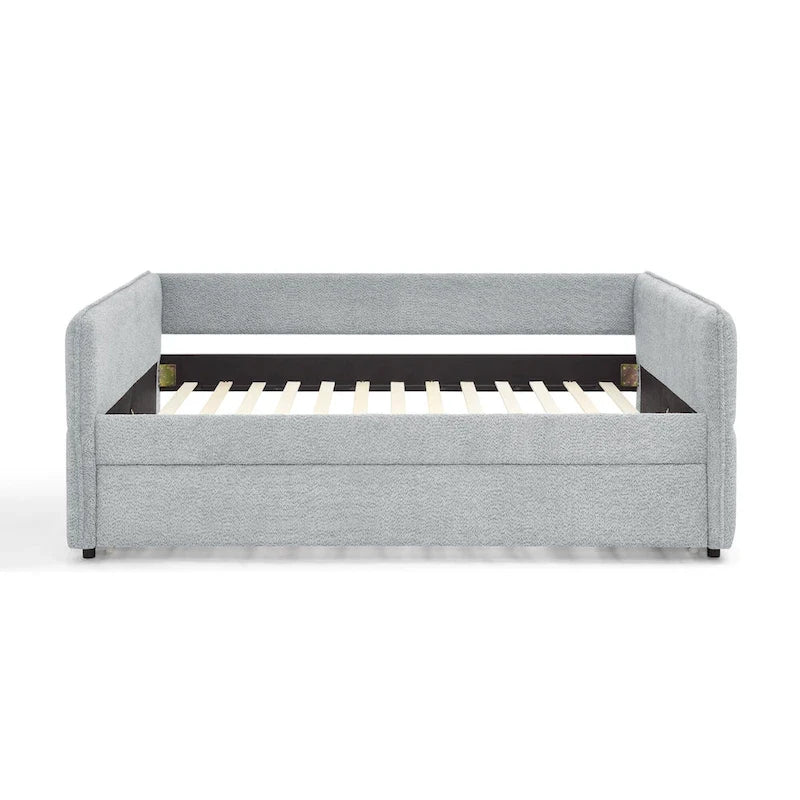 Full Boucle Daybed with Trundle