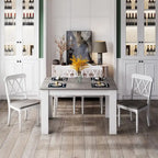 Costway Dining Table 47 Inch Kitchen Dining Table Rectangular for