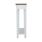 Marnie Two-tone 1-drawer Solid Wood Console Accent Table with Shelf by East at Main