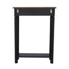 Marnie Two-tone 1-drawer Solid Wood Console Accent Table with Shelf by East at Main