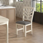 VECELO 5/7 Piece Dining Table Set Consist of an Oval Dining Room Table