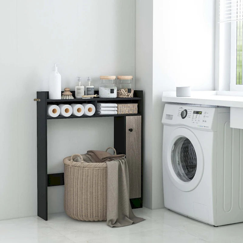 Costway Over the Toilet Bathroom Cabinet Floor Storage Organizer with - See Details