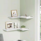 Corner Shelf Wall Mount Set of 2 - 15.7D x 5.5W x 1.6H