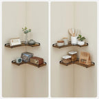 Corner Shelf Wall Mount Set of 2 - 15.7D x 5.5W x 1.6H