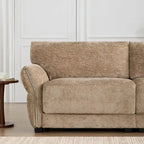 110 Modular Sectional Sofa, L-Shape Sofa with USB and Type-C Charger