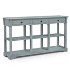 Costway 58 Long Sofa Table with Storage Retro Console Table with 3 - See Details