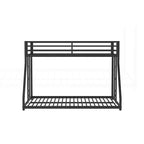 Sturdy Metal White Bunk Bed for Kids and Adults with Multiple Safety Features
