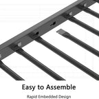 Sturdy Metal White Bunk Bed for Kids and Adults with Multiple Safety Features