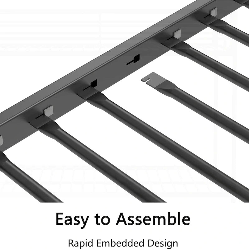 Sturdy Metal White Bunk Bed for Kids and Adults with Multiple Safety Features