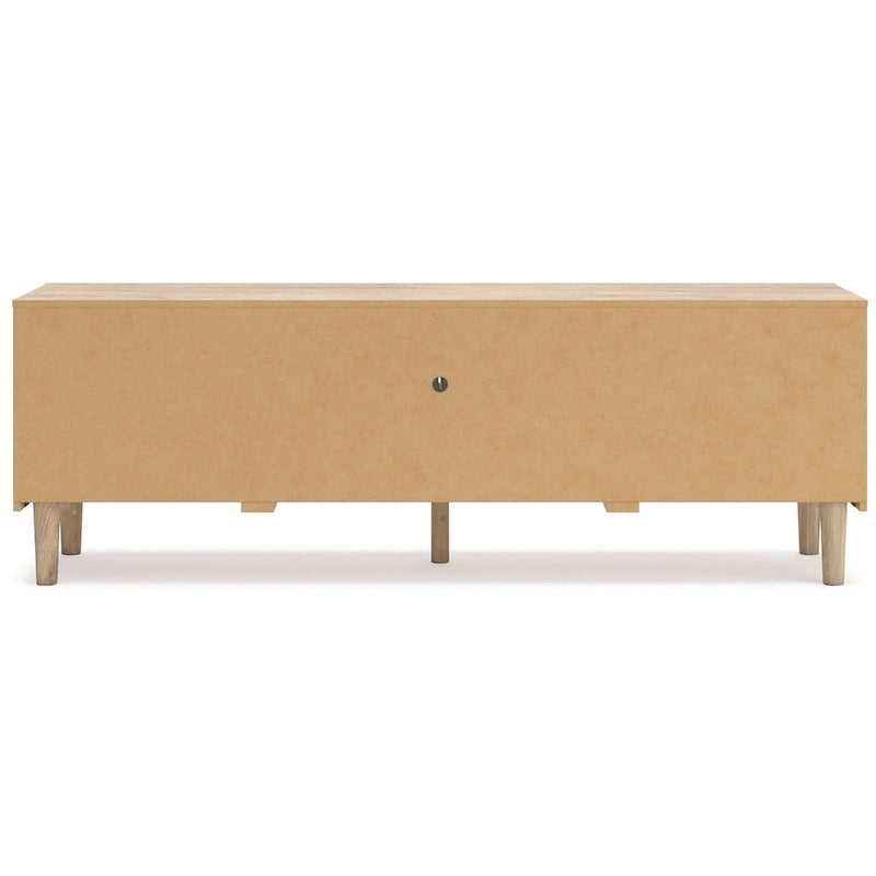 Ciel Large TV Media Console, 4 Drawers, 2 Shelves, Brown Wood, 72 Inch