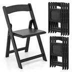 Gymax Set of 4 Dining Chairs w/ Rubber Wood Legs & Padded Seat for