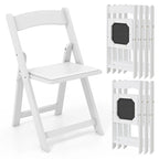 Gymax Set of 4 Dining Chairs w/ Rubber Wood Legs & Padded Seat for