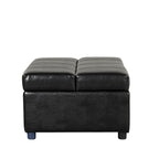 Roomfitters Twin Size Folding Ottoman Sleeper Bed with Mattress, Compact Convertible Guest Bed for Living Room